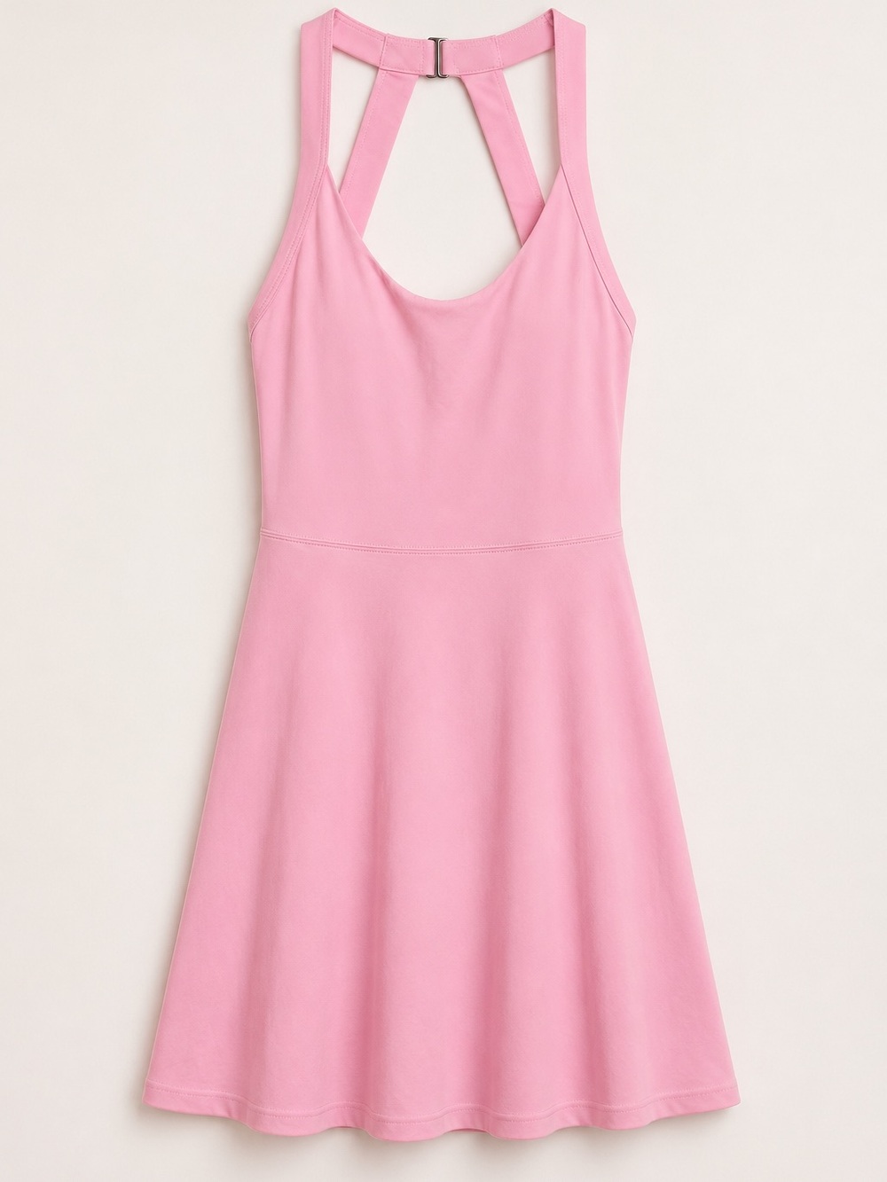 HALARA Pink Racerback Fit-and-Flare Mini Dress